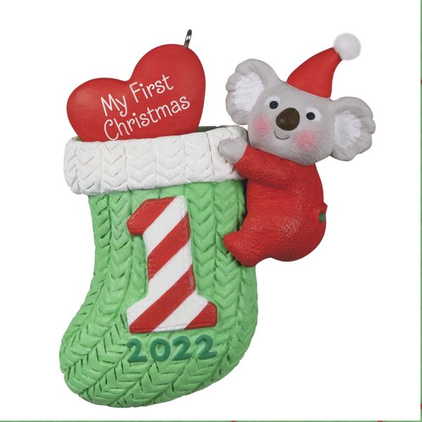 My 1st Christmas Koala With Stocking 2022 Hallmark Keepsake Ornament