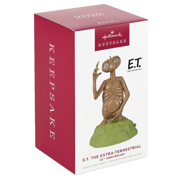 E.T. The Extra-Terrestrial 40th Anniversary Hallmark Keepsake Ornament With Light and Sound