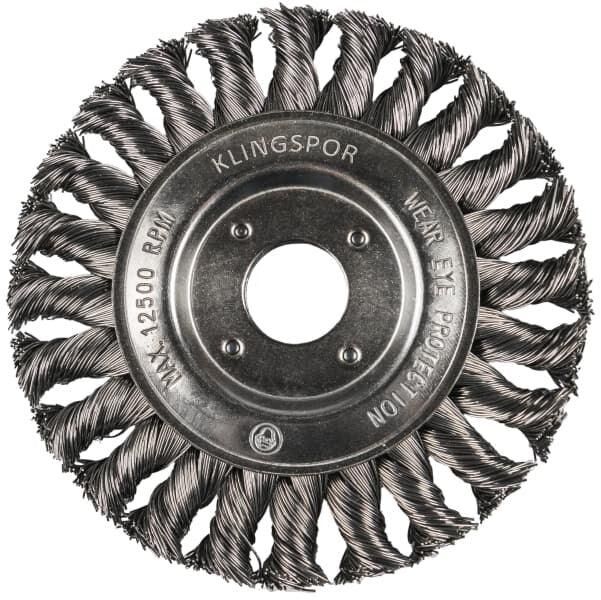 WIRE WHEEL 125MM KNOT STAINLESS
