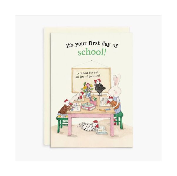 Ruby Red Shoes Card - It's Your First Day Of School!