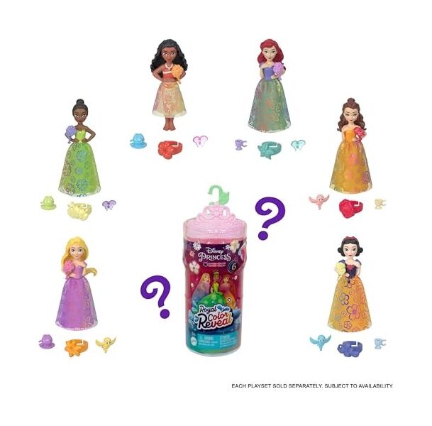 DP Royal Color Reveal Surprise Small Doll with Garden Party Accessories