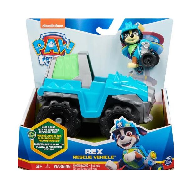Paw Patrol Rex Rescue Vehicle With Figure