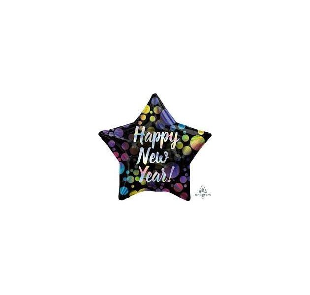 Happy New Year Foil Balloon Helium 3