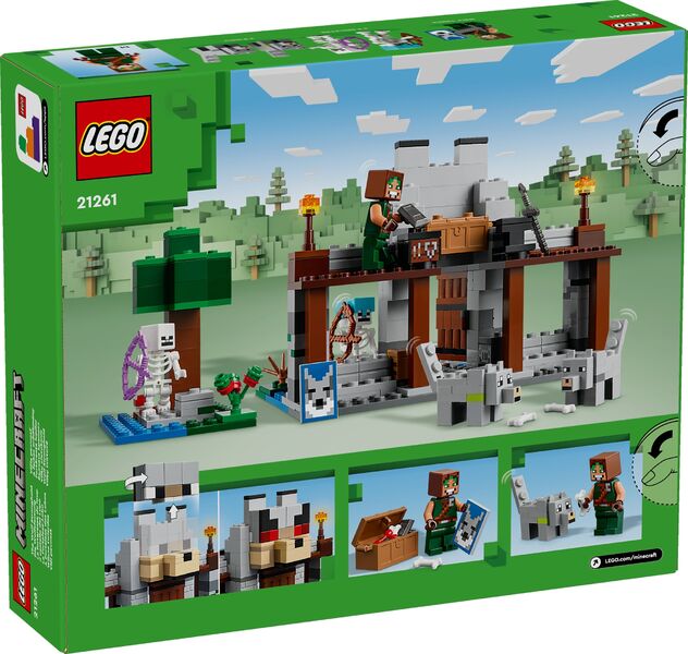 LEGO MINECRAFT THE WOLF STRONGHOLD 21261 AGE:8+