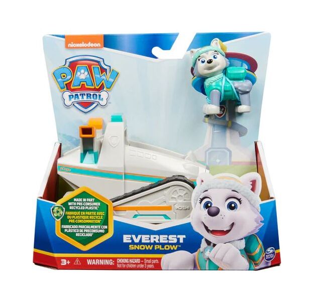 Paw Patrol Everest Snow Plow Vehicle With Figure