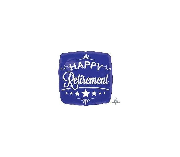 Happy Retirement Foil Balloon Helium