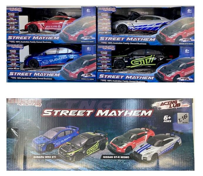 Rusco 1.16 Sc Street Mayhem 2.4g Rc Car Assorted
