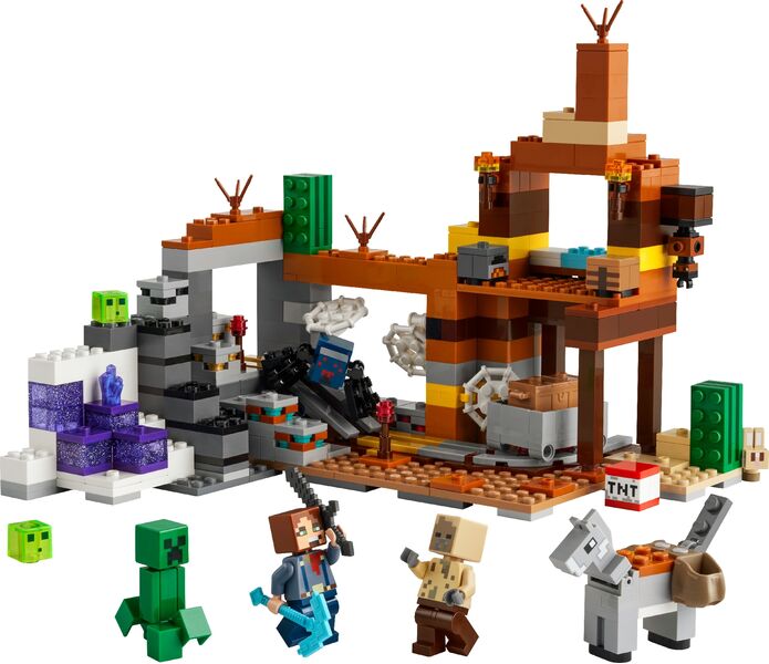 LEGO MINECRAFT THE BADLANDS MINESHAFT 21263 AGE: 8+