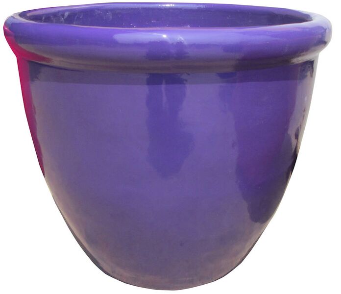 352 Decor Pot Gloss Purple (Small)