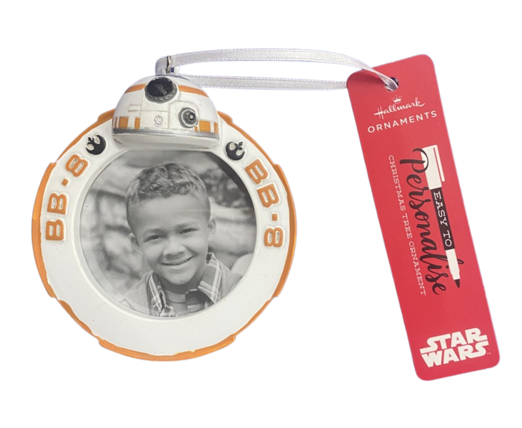 BB-8 Star Wars™ Photo Holder Personalized Christmas Ornament