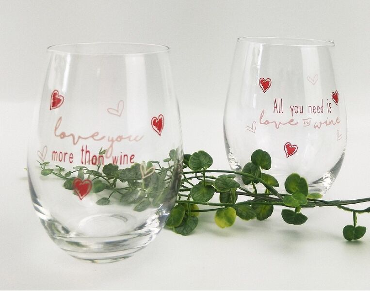 All You Need Is Love Wine Glass