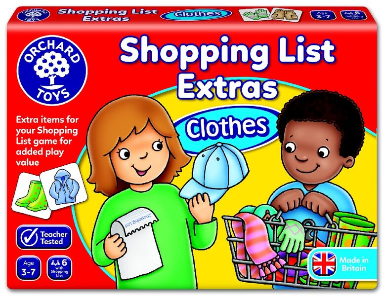 ORCHARD TOYS SHOPPING LIST BOOSTER - CLOTHES