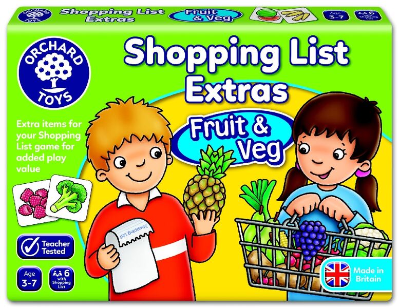 SHOPPING LIST BOOSTER - FRUIT AND VEGETABLES