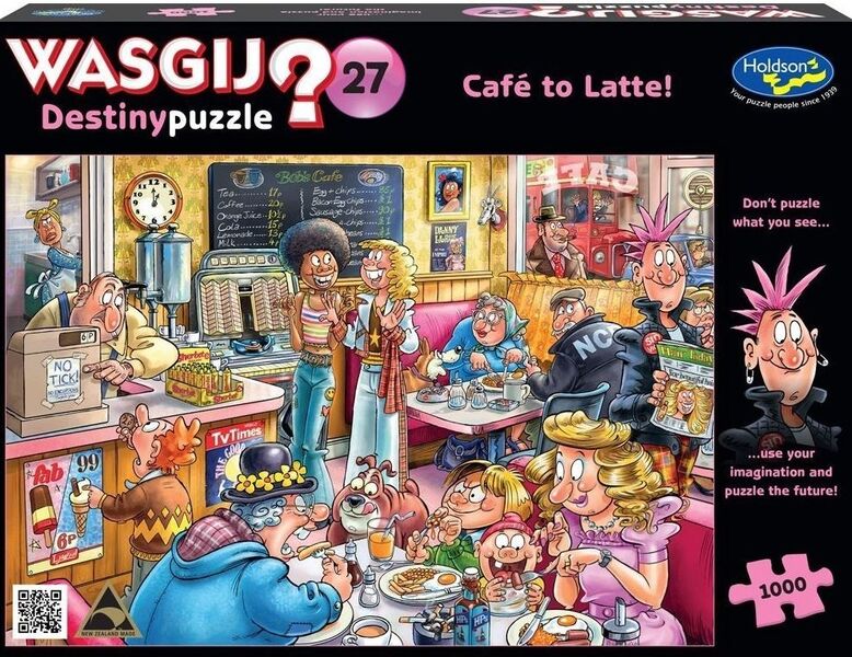 Holdson Wasgij Destiny No 27 Cafe Latte 1000 Pc Puzzle