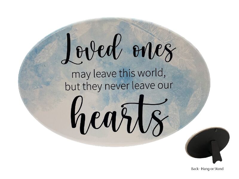 LOVED ONES - OVAL CERAMIC PLAQUES