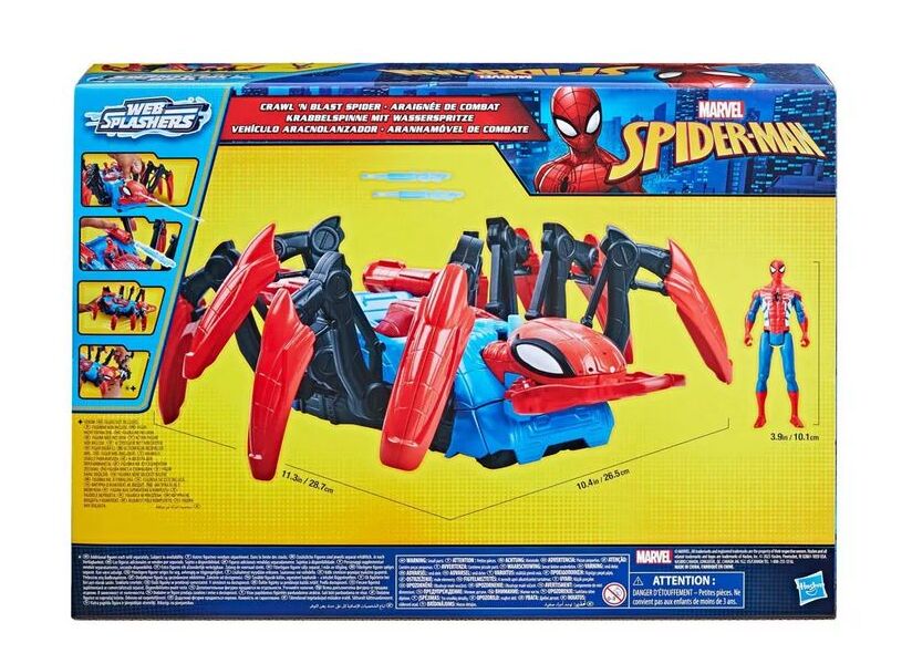 Spiderman Crawl & Blast Spider Web Splasher