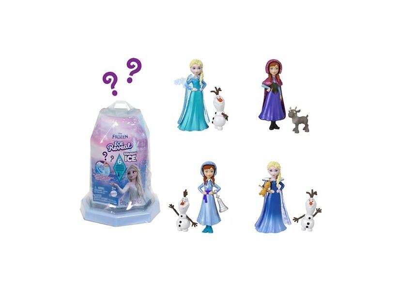 Frozen Small Doll Ice Reveal with Squishy Ice Gel and 6 Surprises