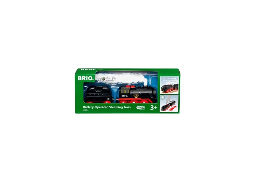 BRIO - BATTERY-OPERATED STEAMING TRAIN
