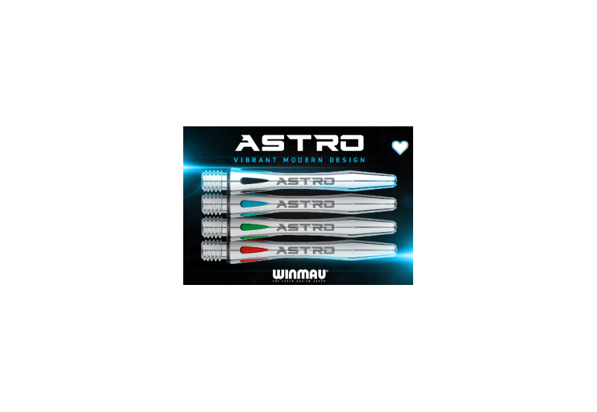 Astro Auminium Shafts 3pk (Intermediate, Red)