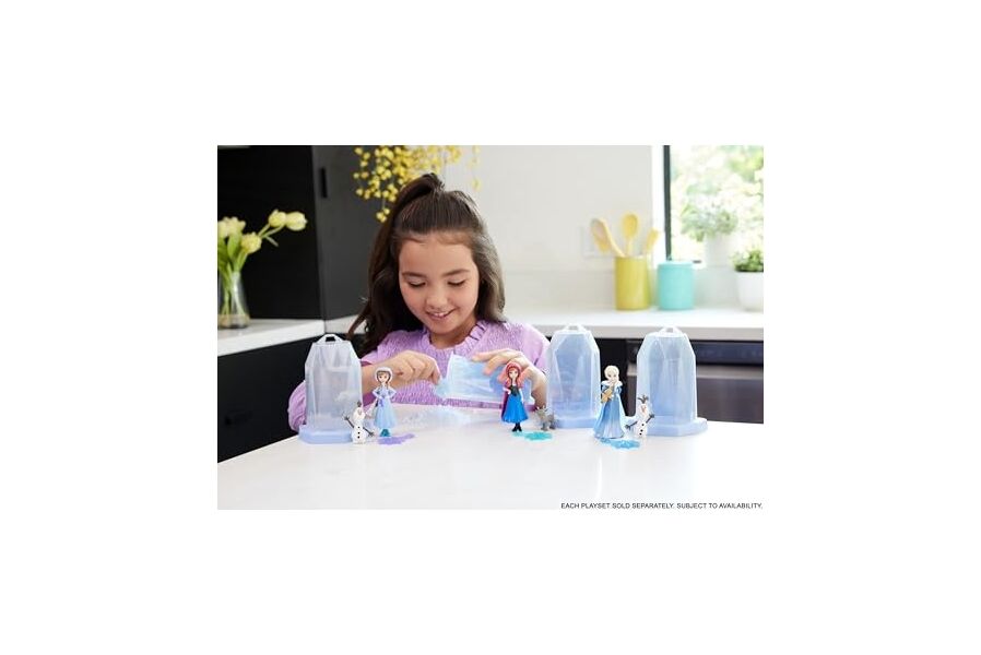 Frozen Small Doll Ice Reveal with Squishy Ice Gel and 6 Surprises