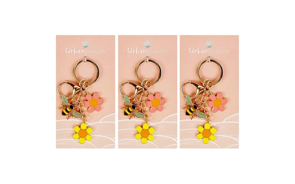 Bee And Flower Keyring 10cm