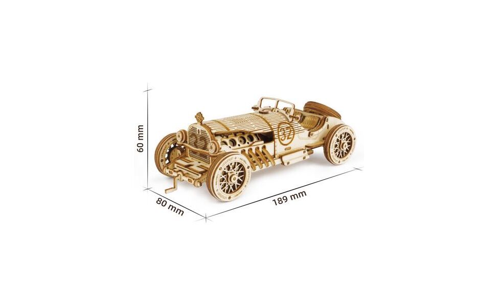 Grand Prix Car 1.16 Sc Wooden Model Kit